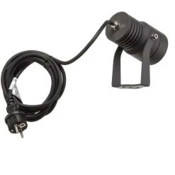 LAMPENWELT LED Lampe Sur Piquet 'Jon' En Aluminium - Gris Foncé