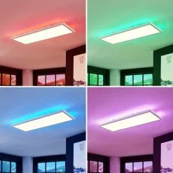 LAMPENWELT LED Plafonnier à Intensité Variable 'Brenda' En Aluminium Pour Salon & Salle à Manger - Blanc -LAMPENWELT Soldes Boutique 13704442 2