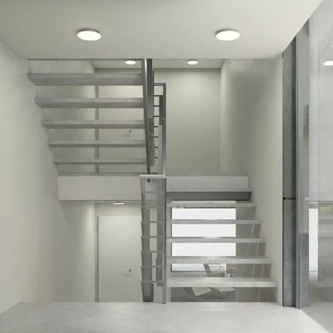 LAMPENWELT LED Plafonnier 'Azra' - Blanc (RAL 9016) 2 LAMPENWELT LED Plafonnier 'Azra' - Blanc (RAL 9016) – Image 2