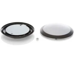 LAMPENWELT LED Plafonnier Extérieur 'Naira' - Gris Foncé (RAL 7024), Blanc 7 LAMPENWELT LED Plafonnier Extérieur 'Naira' - Gris Foncé (RAL 7024), Blanc -LAMPENWELT Soldes Boutique 14902151 4