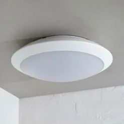 LAMPENWELT LED Plafonnier Extérieur 'Naira' - Blanc (RAL 9003), Blanc -LAMPENWELT Soldes Boutique 14902161 2