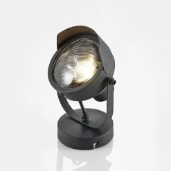 LAMPENWELT Spot à Intensité Variable 'Henega' En Métal Pour Salon & Salle à Manger - Noir -LAMPENWELT Soldes Boutique 17166602 4