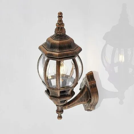 LAMPENWELT Applique Exterieur à Intensité Variable 'Nadesha' - Doré Brossé 4 LAMPENWELT Applique Exterieur à Intensité Variable 'Nadesha' - Doré Brossé – Image 4