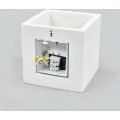 LAMPENWELT Applique Murale à Intensité Variable 'Freja' En Plâtre Pour Salon & Salle à Manger - Blanc -LAMPENWELT Soldes Boutique 2760338 4