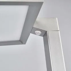 LAMPENWELT LED Lampadaire 'Dorean' En Métal Pour Bureau - Argenté -LAMPENWELT Soldes Boutique 2760385 4