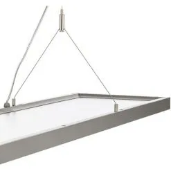 LAMPENWELT LED Suspension à Intensité Variable 'Dorean' En Métal Pour Bureau - Argenté -LAMPENWELT Soldes Boutique 2760579 4