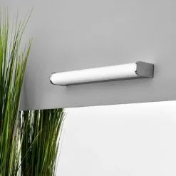 LAMPENWELT LED Applique Murale 'Philippa' En Métal Pour Salle De Bain - Chrome, Blanc -LAMPENWELT Soldes Boutique 3097808 2