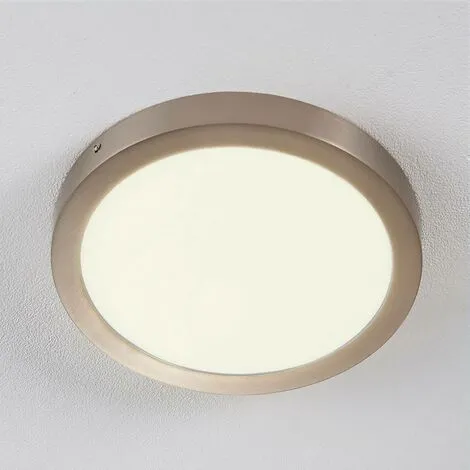 LAMPENWELT LED Plafonnier 'Milea' Pour Cuisine - Blanc, Nickel Satiné 3 LAMPENWELT LED Plafonnier 'Milea' Pour Cuisine - Blanc, Nickel Satiné – Image 3