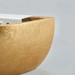 LAMPENWELT Applique Murale à Intensité Variable 'Kolja' En Plâtre Pour Salon & Salle à Manger - Or -LAMPENWELT Soldes Boutique 3938562 4