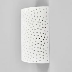 LAMPENWELT Plafonnier LED à Intensité Variable 'Jiru' En Plâtre Pour Couloir - Blanc -LAMPENWELT Soldes Boutique 3938586 4