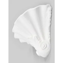 LAMPENWELT Applique Murale à Intensité Variable 'Lennet' En Plâtre Pour Couloir - Blanc -LAMPENWELT Soldes Boutique 3938664 3