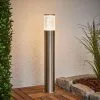 LAMPENWELT LED Borne Eclairage Exterieur 'Belen' - Inox, Transparent -LAMPENWELT Soldes Boutique 3938720 1