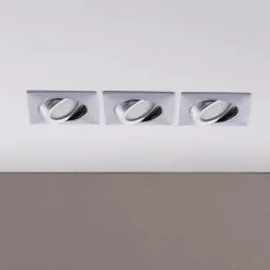 LAMPENWELT LED Spot Encastrable 'Andrej' Pour Salon & Salle à Manger - Chromé, Transparent -LAMPENWELT Soldes Boutique 3938820 3