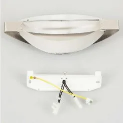 LAMPENWELT LED Applique Murale 'Lonna' En Métal Pour Salon & Salle à Manger - Nickel Mat, Chromé -LAMPENWELT Soldes Boutique 5447293 4