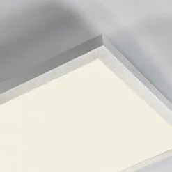 LAMPENWELT LED Plafonnier 'Arthur' Pour Salon & Salle à Manger - Argenté, Blanc -LAMPENWELT Soldes Boutique 5447368 4