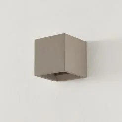 LAMPENWELT Applique Murale à Intensité Variable 'Jayden' En Plâtre Pour Couloir - Gris -LAMPENWELT Soldes Boutique 5447448 2