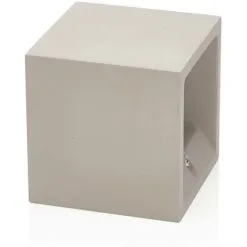 LAMPENWELT Applique Murale à Intensité Variable 'Jayden' En Plâtre Pour Couloir - Gris -LAMPENWELT Soldes Boutique 5447448 3