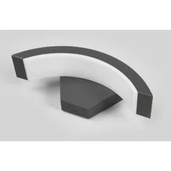 LAMPENWELT LED Applique Exterieur 'Jule' En Aluminium - Gris Graphite, Blanc -LAMPENWELT Soldes Boutique 5447615 4