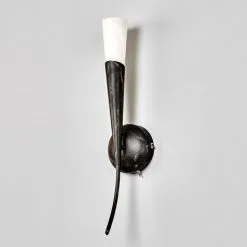 LAMPENWELT LED Applique Murale 'Sander' En Métal Pour Salon & Salle à Manger - Blanc, Albâtre, Rouille -LAMPENWELT Soldes Boutique 5447909 2