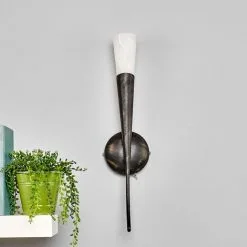 LAMPENWELT LED Applique Murale 'Sander' En Métal Pour Salon & Salle à Manger - Blanc, Albâtre, Rouille -LAMPENWELT Soldes Boutique 5447909 3