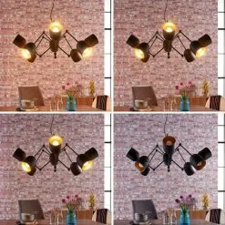 LAMPENWELT LED Suspension à Intensité Variable 'Morik' En Métal Pour Salon & Salle à Manger - Noir, Doré -LAMPENWELT Soldes Boutique 5447941 3