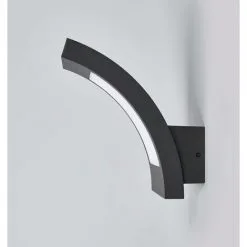 LAMPENWELT LED Applique Exterieur 'Juvia' En Aluminium - Gris Graphite, Blanc Opale -LAMPENWELT Soldes Boutique 6591953 3