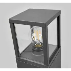 LAMPENWELT Luminaire Extérieur 'Klemens' En Aluminium - Gris Graphite, Transparent -LAMPENWELT Soldes Boutique 7645684 4