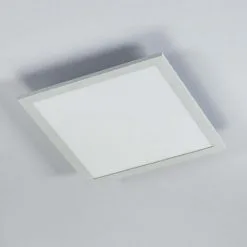 LAMPENWELT LED Plafonnier à Intensité Variable 'Enja' En Aluminium Pour Bureau - Blanc -LAMPENWELT Soldes Boutique 8028305 3