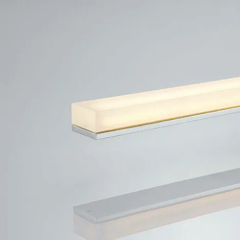 LAMPENWELT LED Plafonnier Salle De Bain à Intensité Variable 'Levke' En Métal Pour Salle De Bain - Blanc, Chromé 4 LAMPENWELT LED Plafonnier Salle De Bain à Intensité Variable 'Levke' En Métal Pour Salle De Bain - Blanc, Chromé – Image 4