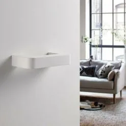 LAMPENWELT LED Applique Murale à Intensité Variable 'Julika' En Plâtre Pour Salon & Salle à Manger - Blanc -LAMPENWELT Soldes Boutique 8039562 3