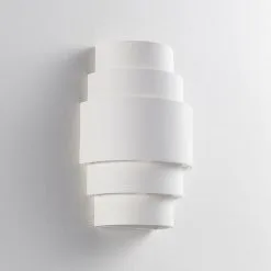 LAMPENWELT LED Applique Murale 'Marit' En Plâtre Pour Salon & Salle à Manger - Blanc -LAMPENWELT Soldes Boutique 8047230 3