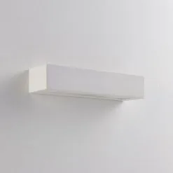 LAMPENWELT LED Applique Murale à Intensité Variable 'Arya' En Plâtre Pour Salon & Salle à Manger - Blanc -LAMPENWELT Soldes Boutique 8054116 3