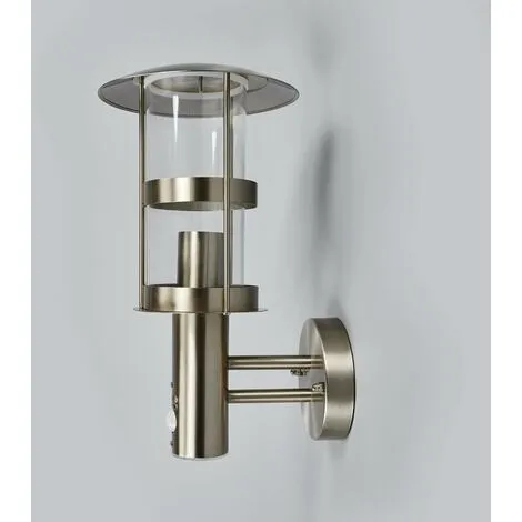 LAMPENWELT Lampe Exterieure Detecteur De Mouvement 'Noemi' En Inox - Inox, Transparent 3 LAMPENWELT Lampe Exterieure Detecteur De Mouvement 'Noemi' En Inox - Inox, Transparent – Image 3
