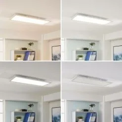 LAMPENWELT LED Plafonnier à Intensité Variable 'Lysander' En Aluminium Pour Bureau - Blanc, (RAL 9016) 5 LAMPENWELT LED Plafonnier à Intensité Variable 'Lysander' En Aluminium Pour Bureau - Blanc, (RAL 9016) -LAMPENWELT Soldes Boutique 8171979 2