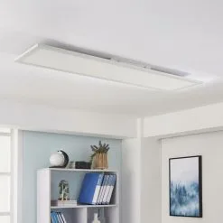 LAMPENWELT LED Plafonnier à Intensité Variable 'Lysander' En Aluminium Pour Bureau - Blanc, (RAL 9016) -LAMPENWELT Soldes Boutique 8187542 3