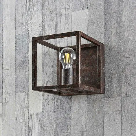 LAMPENWELT Plafonnier à Intensité Variable 'Emin' En Métal Pour Salon & Salle à Manger - Rouille Antique 3 LAMPENWELT Plafonnier à Intensité Variable 'Emin' En Métal Pour Salon & Salle à Manger - Rouille Antique – Image 3