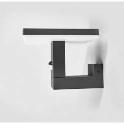 LAMPENWELT LED Lampe Exterieure Detecteur De Mouvement 'Olesia' En Aluminium - Gris Foncé, Blanc Opale -LAMPENWELT Soldes Boutique 8400842 3