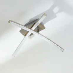 LAMPENWELT LED Plafonnier à Intensité Variable 'Laurenzia' En Métal Pour Salon & Salle à Manger - Chromé, Blanc Satiné 7 LAMPENWELT LED Plafonnier à Intensité Variable 'Laurenzia' En Métal Pour Salon & Salle à Manger - Chromé, Blanc Satiné -LAMPENWELT Soldes Boutique 8438055 4