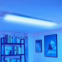 LAMPENWELT LED Plafonnier à Intensité Variable 'Tinus' Pour Salon & Salle à Manger - Blanc -LAMPENWELT Soldes Boutique 8749087 2