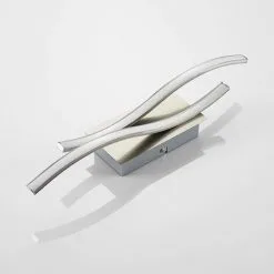 LAMPENWELT LED Applique Murale 'Safia' En Aluminium Pour Salon & Salle à Manger - Nickel Mat, Blanc 7 LAMPENWELT LED Applique Murale 'Safia' En Aluminium Pour Salon & Salle à Manger - Nickel Mat, Blanc -LAMPENWELT Soldes Boutique 9145501 4