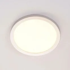 LAMPENWELT LED Plafonnier à Intensité Variable 'Solvie' Pour Couloir - Argent, Blanc -LAMPENWELT Soldes Boutique 9254902 4