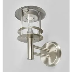 LAMPENWELT LED Applique Murale Solaire 'Sumaya' En Inox - Inox, Transparent 6 LAMPENWELT LED Applique Murale Solaire 'Sumaya' En Inox - Inox, Transparent -LAMPENWELT Soldes Boutique 9737879 3